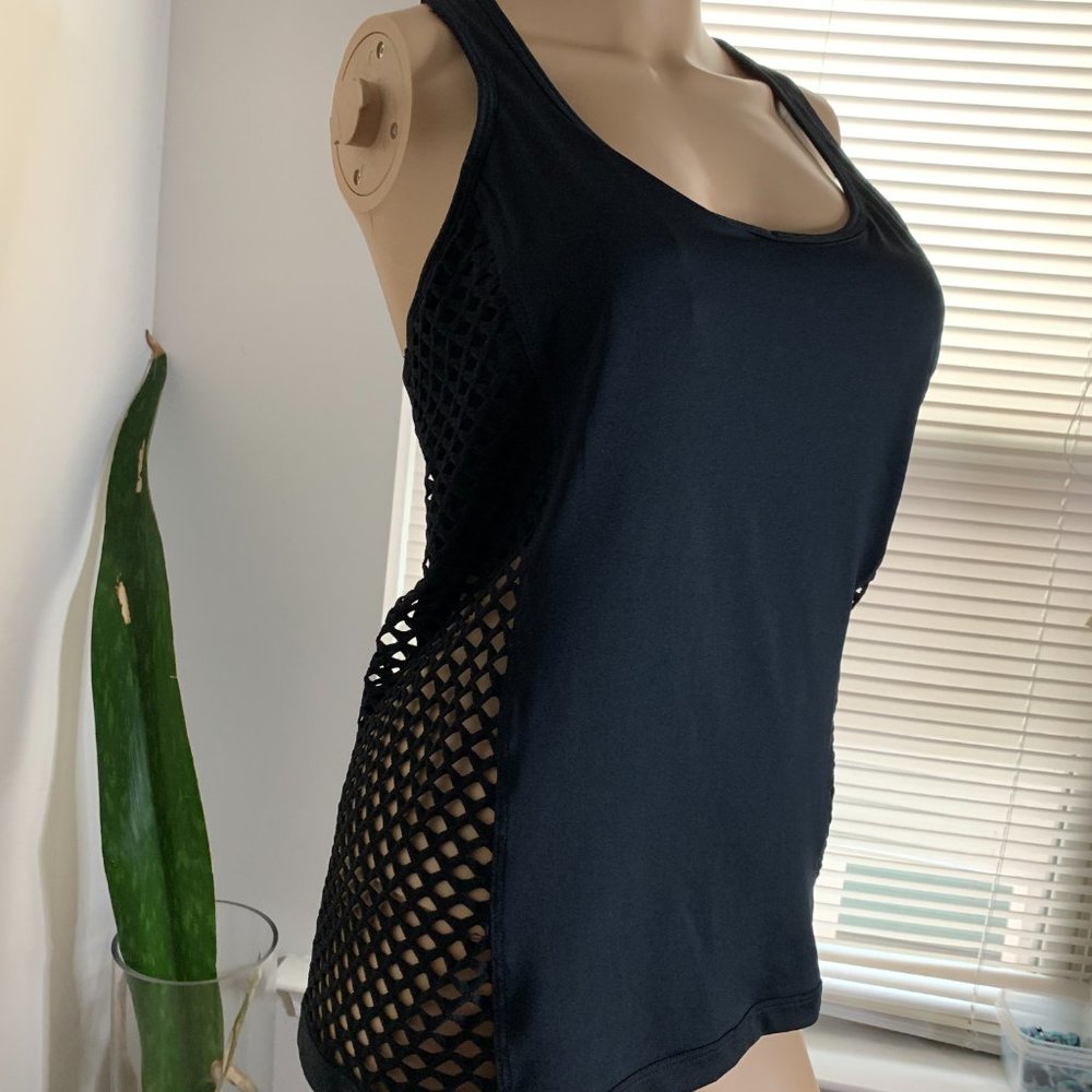 Forever 21 Black Tank Top see through sides